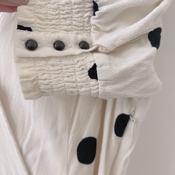 Anthropologie Breanna Wrap Polka Dot Dress - Picture 10 of 13